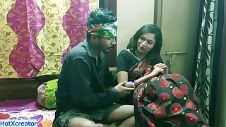 Indian hot new bhabhi classic sex with husband brother&excl; Clear hindi audio